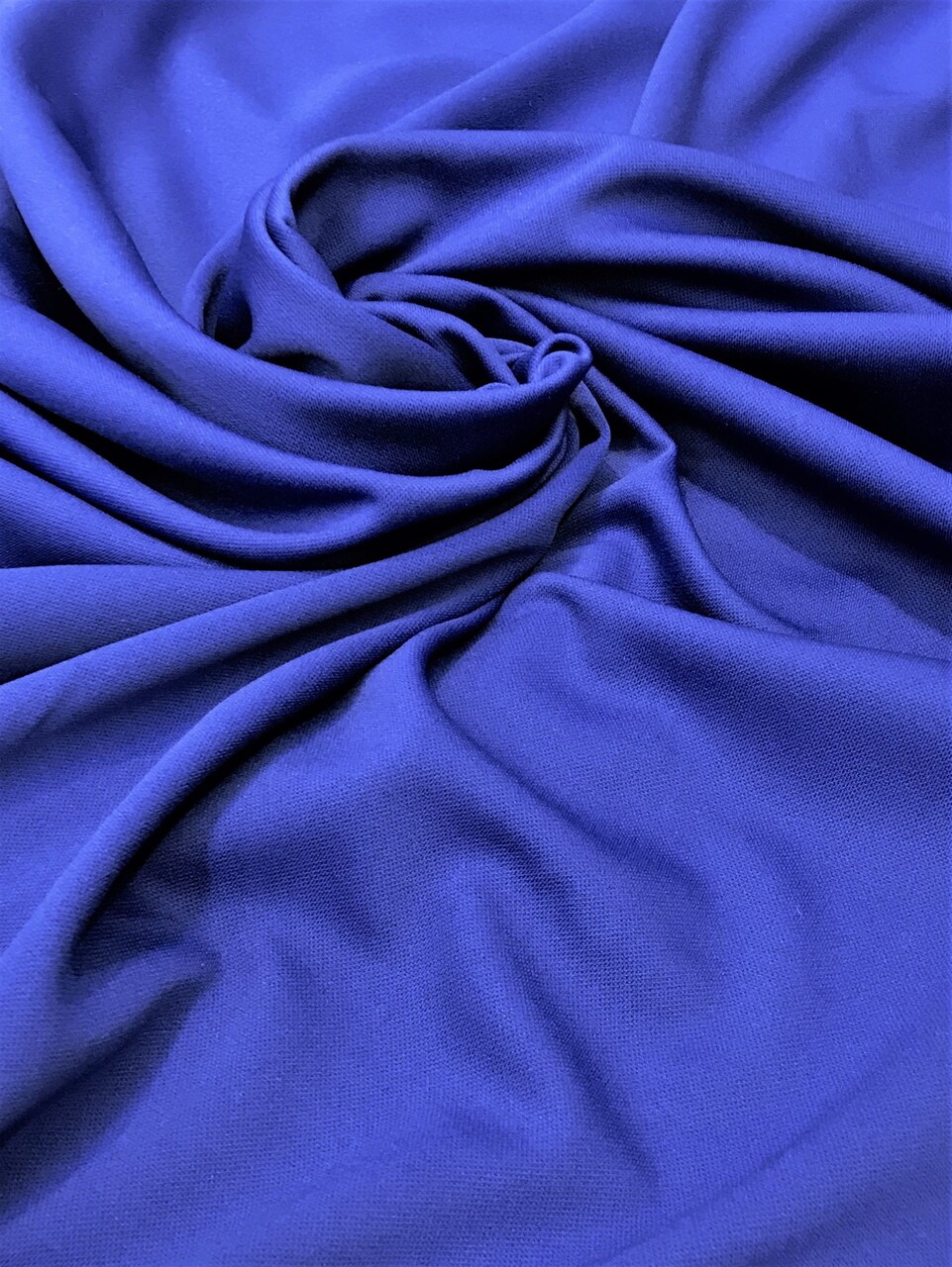 1 Yard Royal Blue Stretch Fabric Scuba Knit Material for Crafts and Clothing 59″-60″ Wide